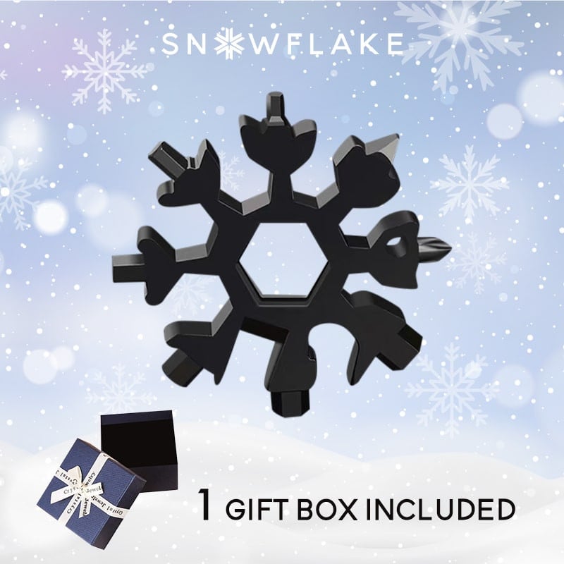 Snowflake - MultiTool 18-in-1 Stainless Steel Portable for Outdoor Adventure??