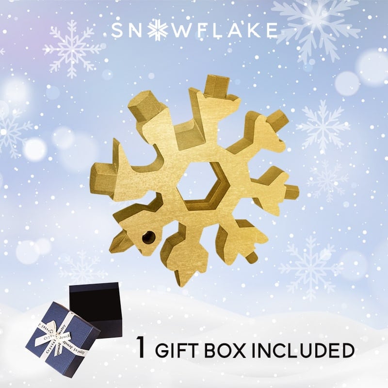 Snowflake - MultiTool 18-in-1 Stainless Steel Portable for Outdoor Adventure??
