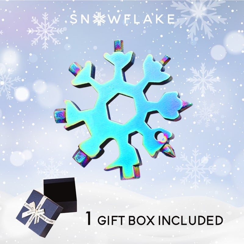 Snowflake - MultiTool 18-in-1 Stainless Steel Portable for Outdoor Adventure??