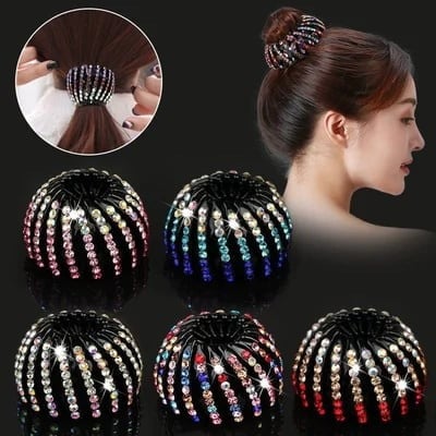 Lazy Bird's Nest Plate Hairpin