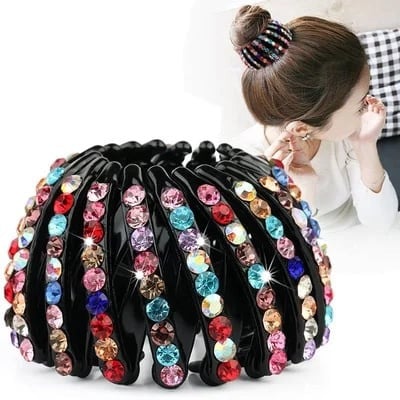 Lazy Bird's Nest Plate Hairpin