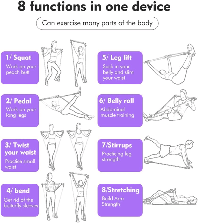 Portable Pilates Bar Kit
