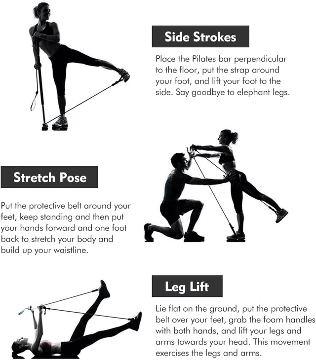 Portable Pilates Bar Kit