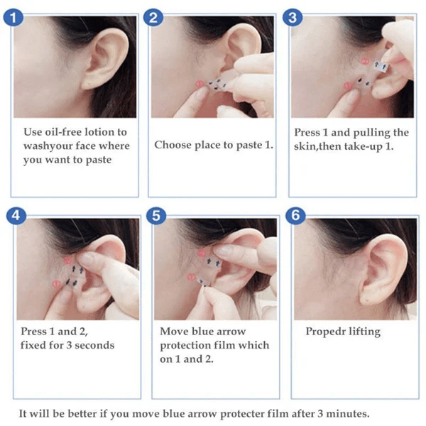 Invisible Face Lifter Tape?Has a delicate V face