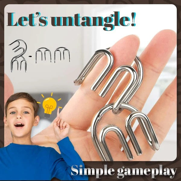 3D Metal Challenge Puzzle Toy