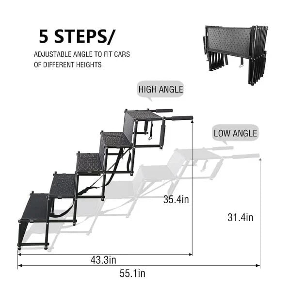 Safe Climb Pet Car Steps