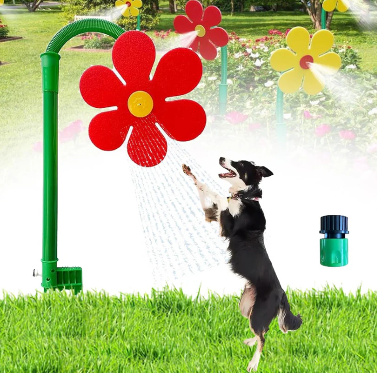Spinning Water Sprinkler Toy for Dogs