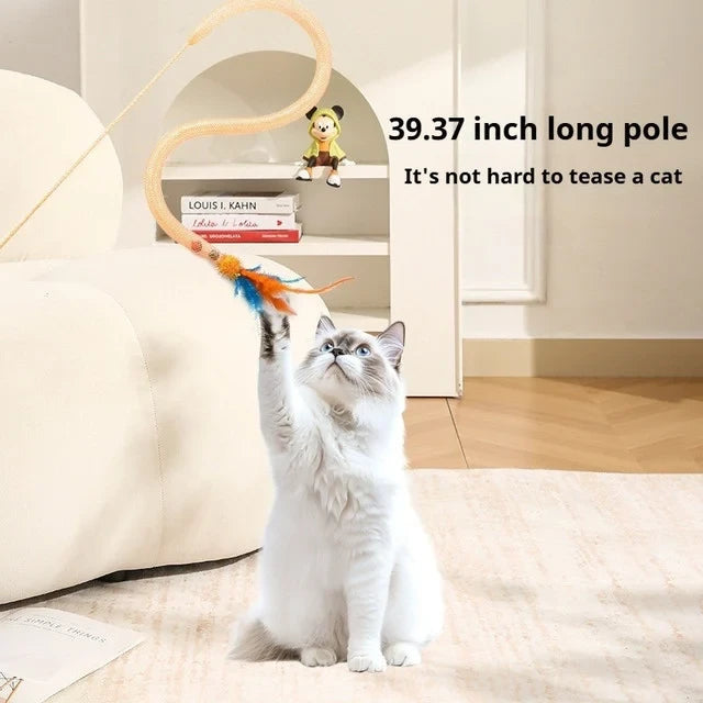 Feather Twist Cat Teaser