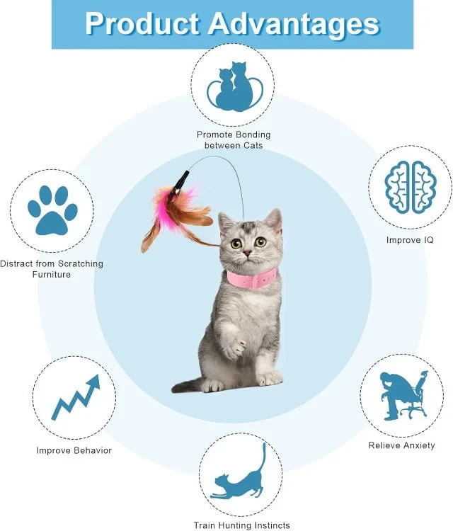 Interactive Cat Wand Toy