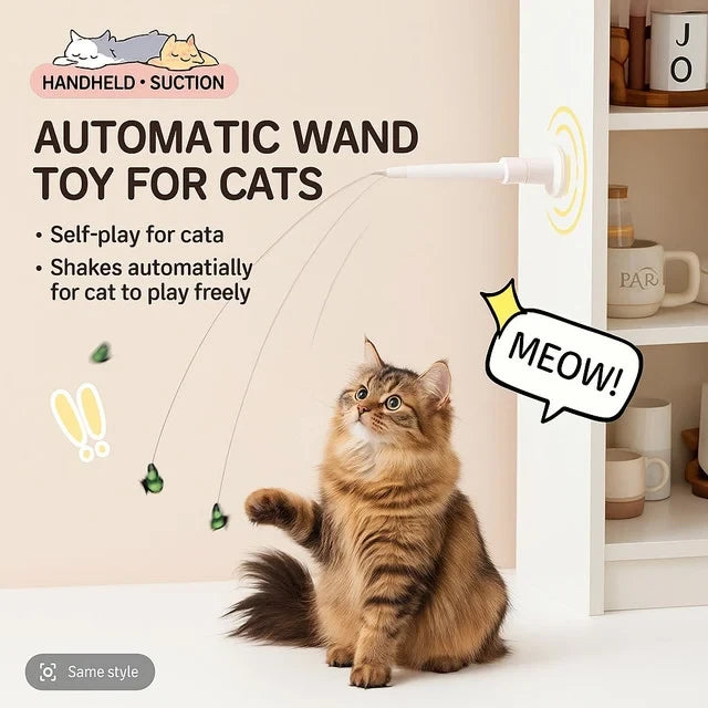 Feather Wand Toy for Cats