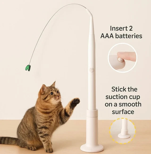 Feather Wand Toy for Cats