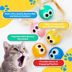 Bouncy Feather Balls - Pack of 5 Balls