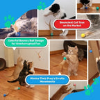 Bouncy Feather Balls - Pack of 5 Balls