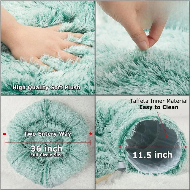 Cat Tunnel Bed for Indoor Cats