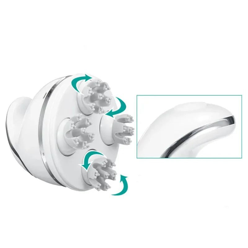 Electric Head Massager for Pets, USB Charging, Vibrating Scalp, Body D