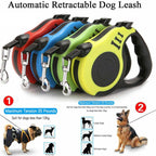 Automatic Retractable Dog Leash - Dual Size Options with Brake & Lock