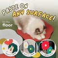 Wall-Mounted Floral Cat Scratcher