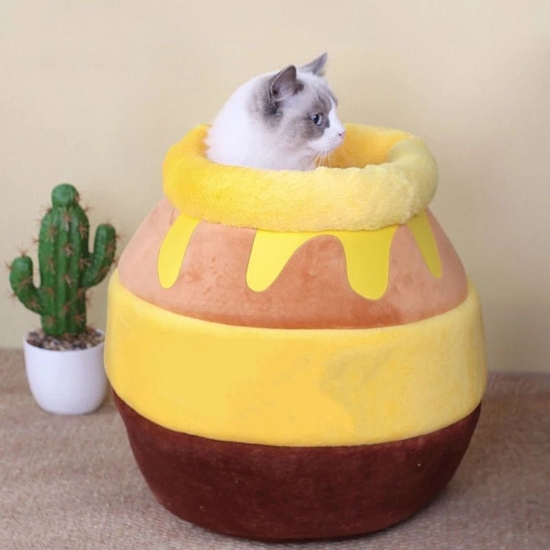 Honey Jar - Cozy Bed For Pets