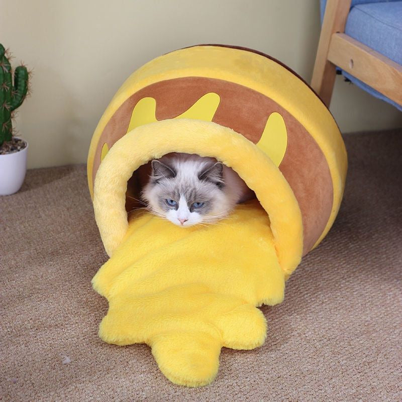 Honey Jar - Cozy Bed For Pets