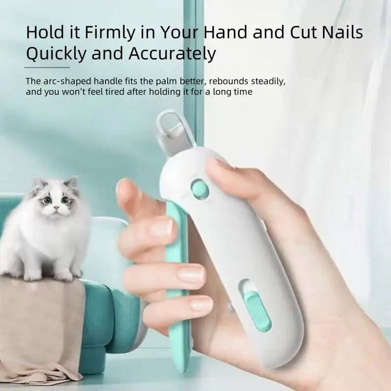 Stainless Steel Cat Nails Clipper ? Adjustable Trimmer with Safety Guard for All Cats