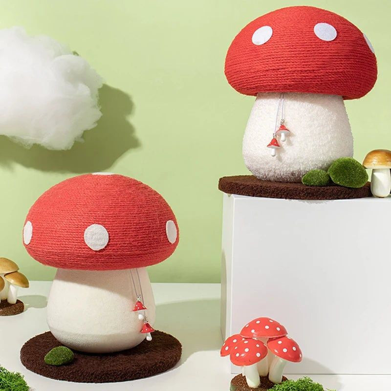 Mushroom Cat Scratcher