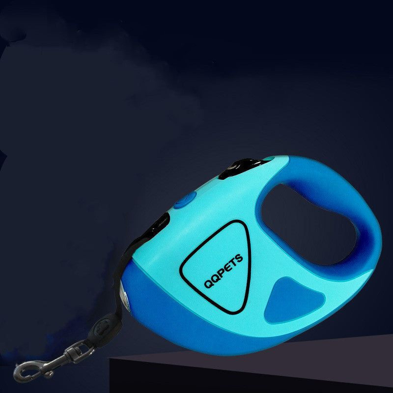 LED Night Safety Retractable Dog Leash