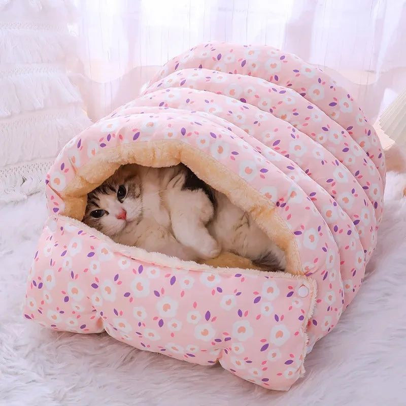 Cats Beds Warm Winter Pet Supplies Accessories