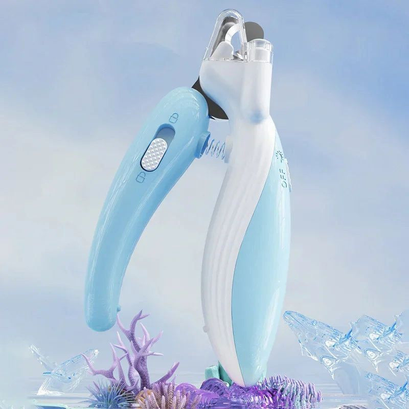 Professional Pet Nail Clippers with Led Light Pet Claw Grooming Scissor