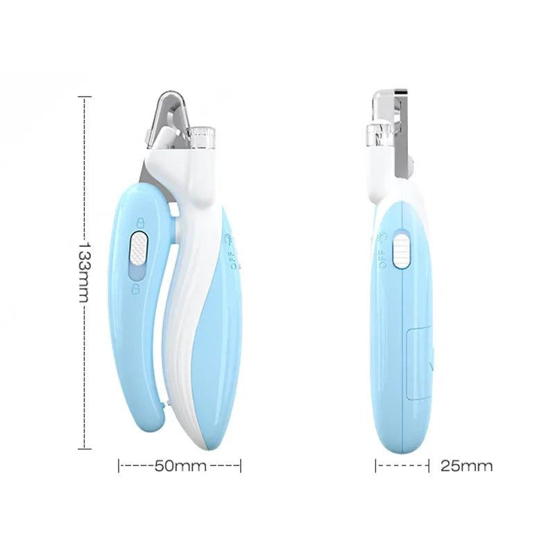 Professional Pet Nail Clippers with Led Light Pet Claw Grooming Scissor
