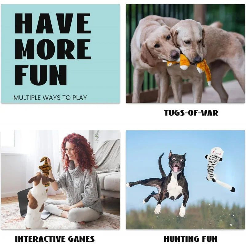 Dog Squeaky Toys - Durable Aggressive Chewers