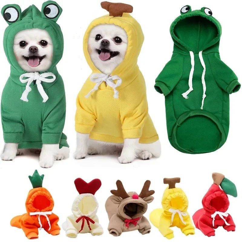 Cosplay Dog Hoodie Costume for Small Dogs and Cats