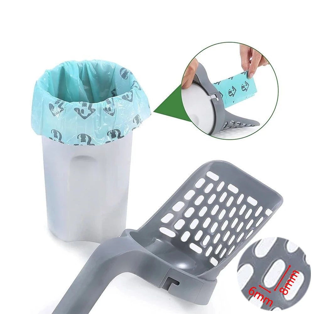 Cat Litter Shovel Scoop For Pet Filter Clean Toilet Garbage Picker Cat