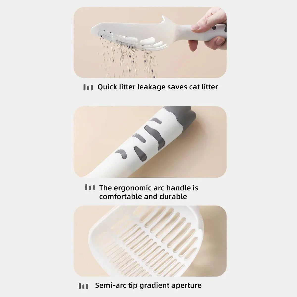 Cat Litter Shovel Scoop Plastic Pet Toilet Poop Artifact Garbage Sand