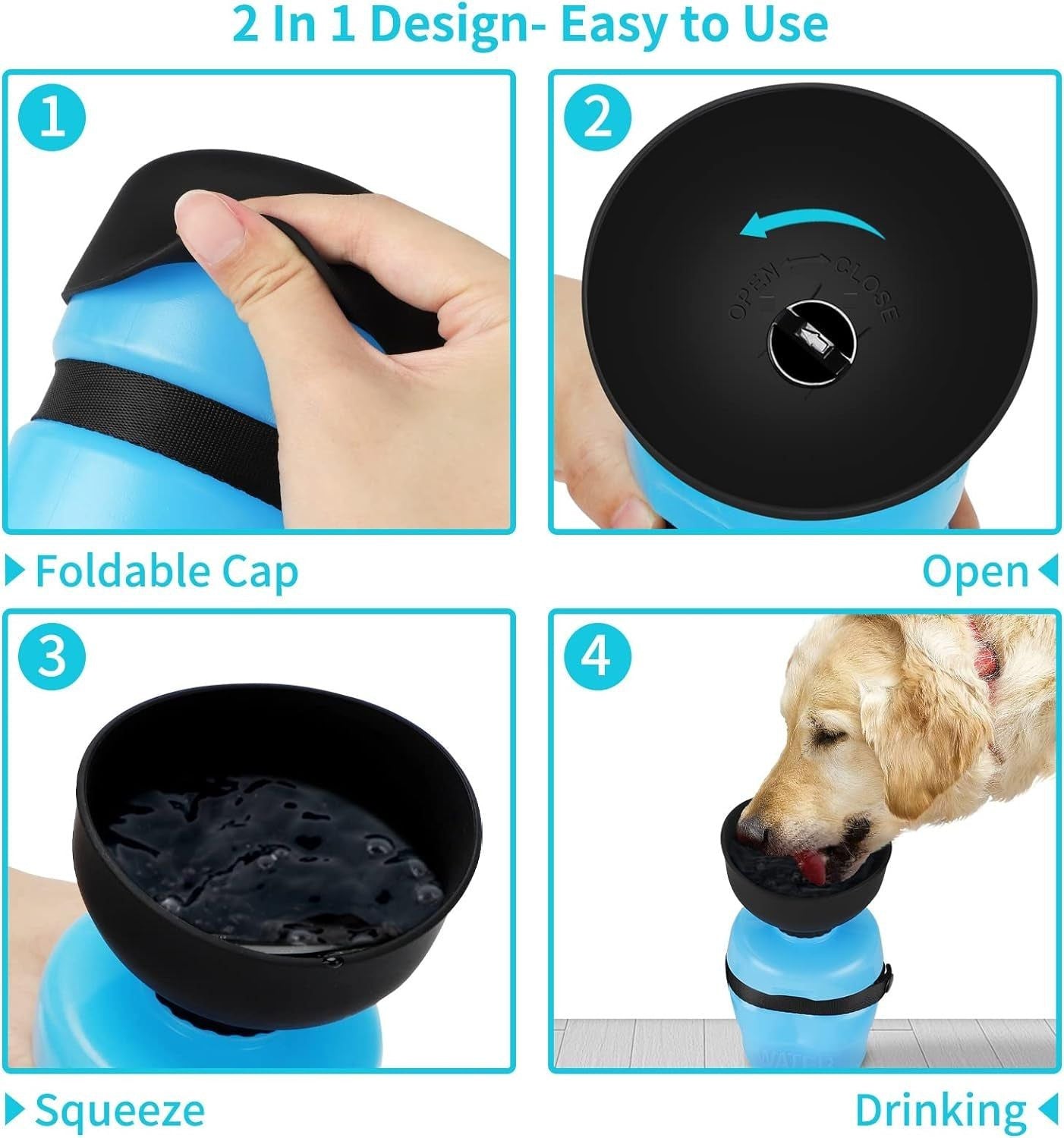 Travel Portable Dog Water Bowl Dispenser