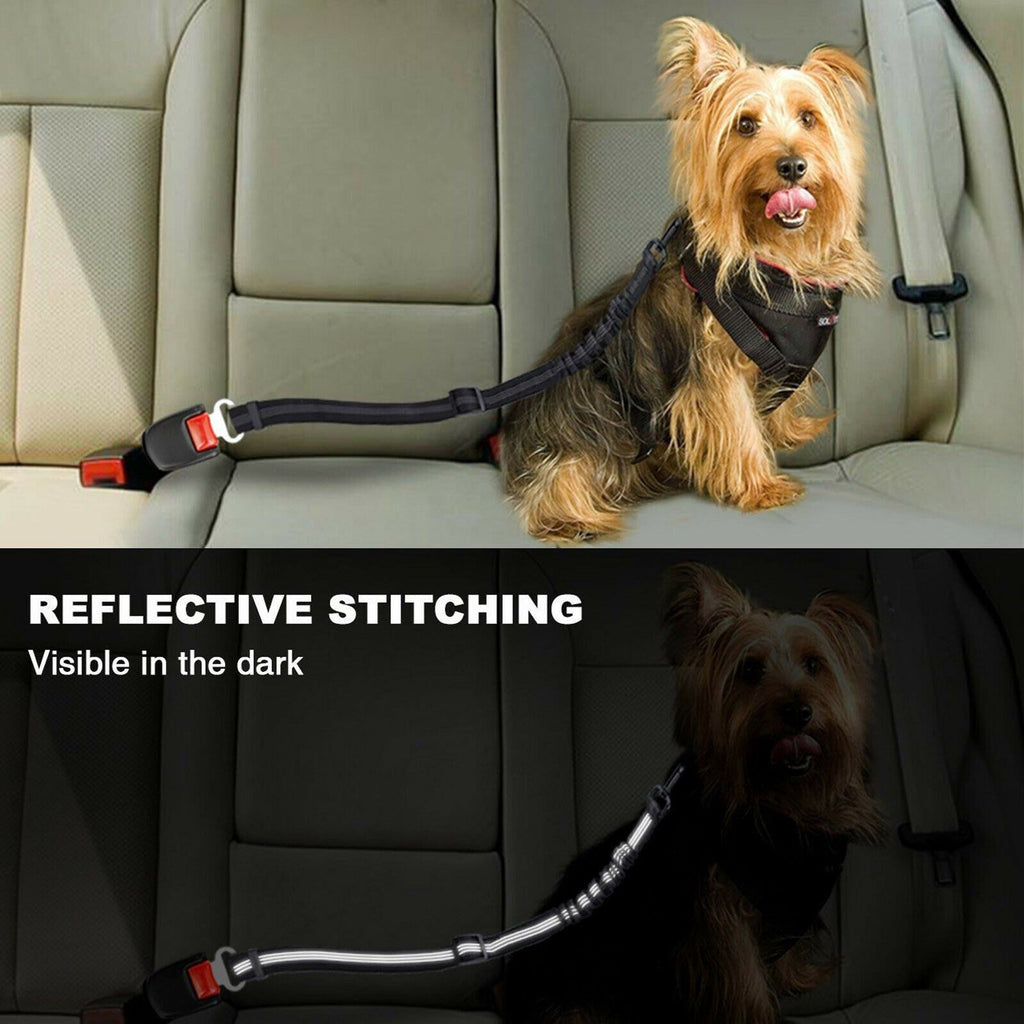 Adjustable Reflective Anti-Shock Pet Seat Belt