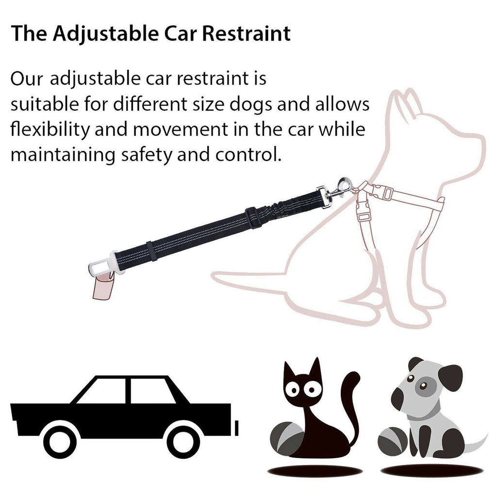Adjustable Reflective Anti-Shock Pet Seat Belt