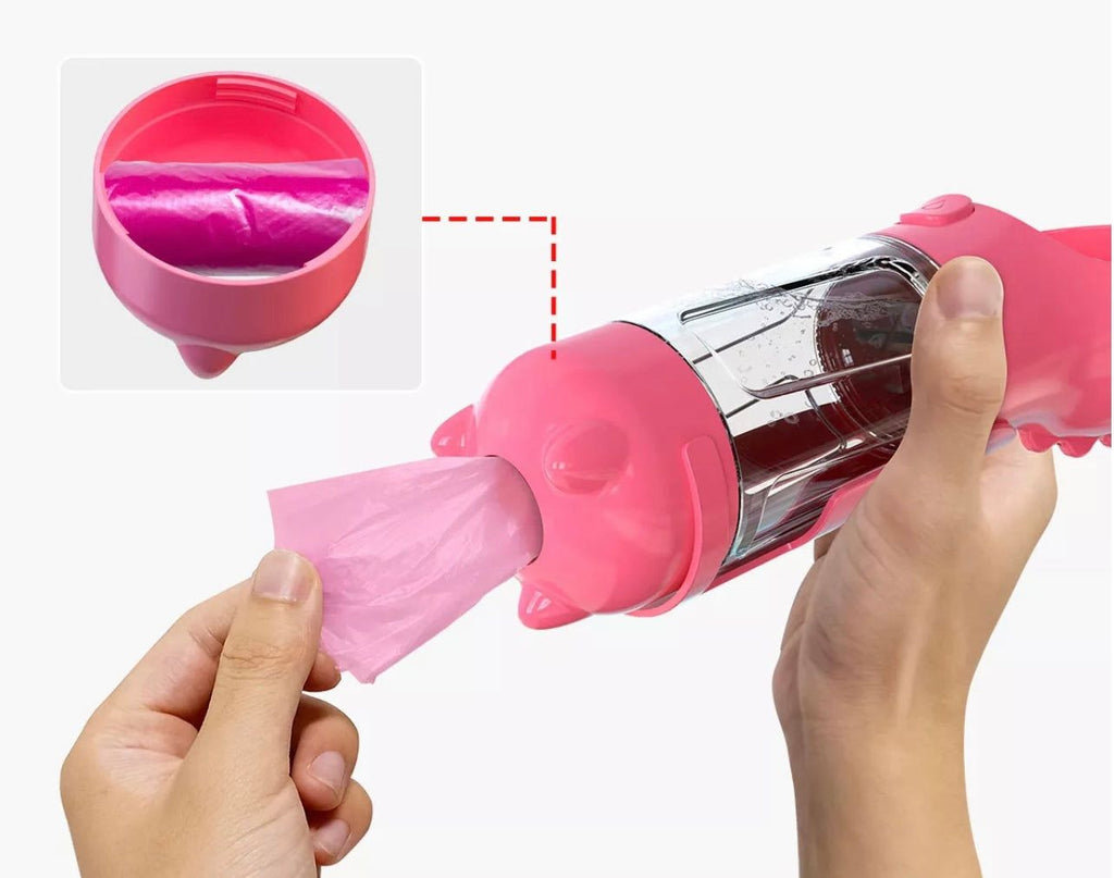 Dog Water Bottle | Leak Proof All In One Water Dispenser with Feeder