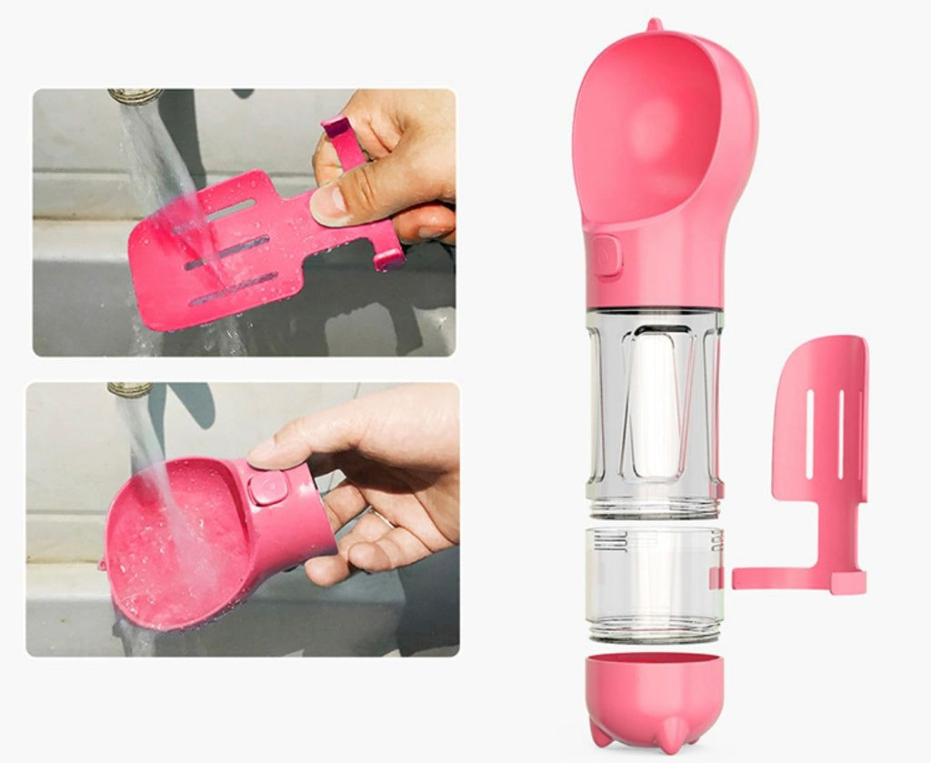 Dog Water Bottle | Leak Proof All In One Water Dispenser with Feeder