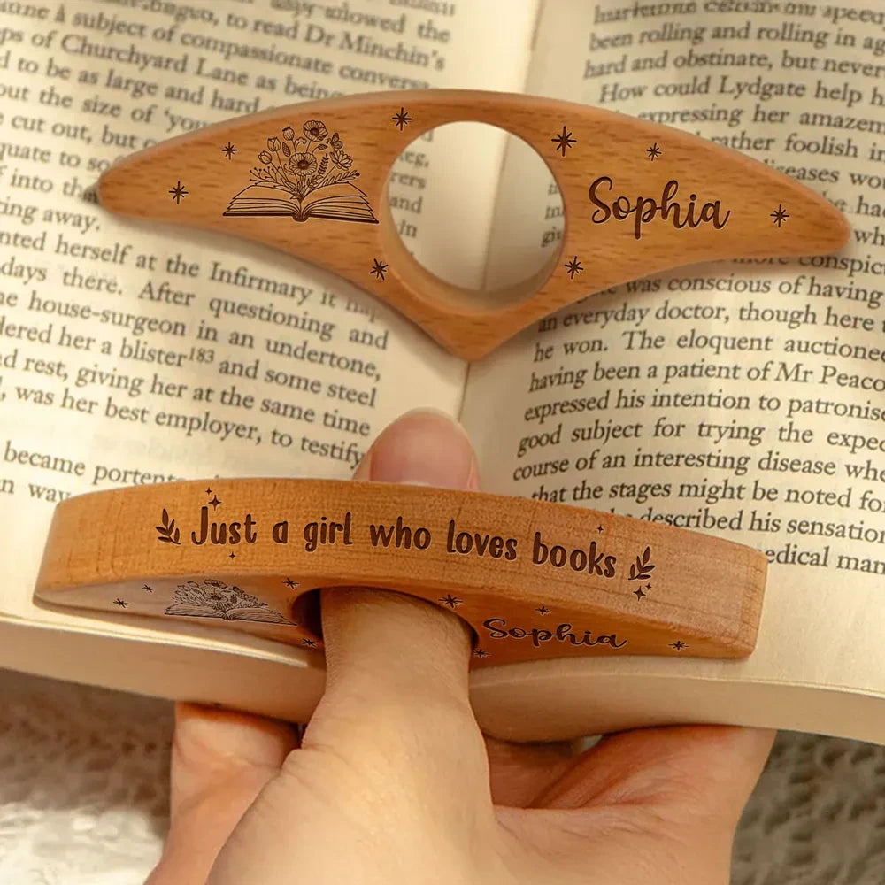 Personalized Book Page Holders
