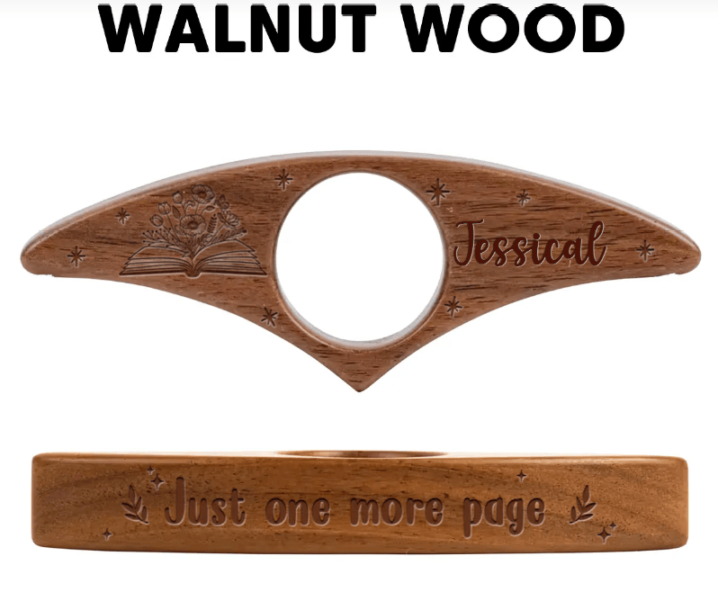 Personalized Book Page Holders
