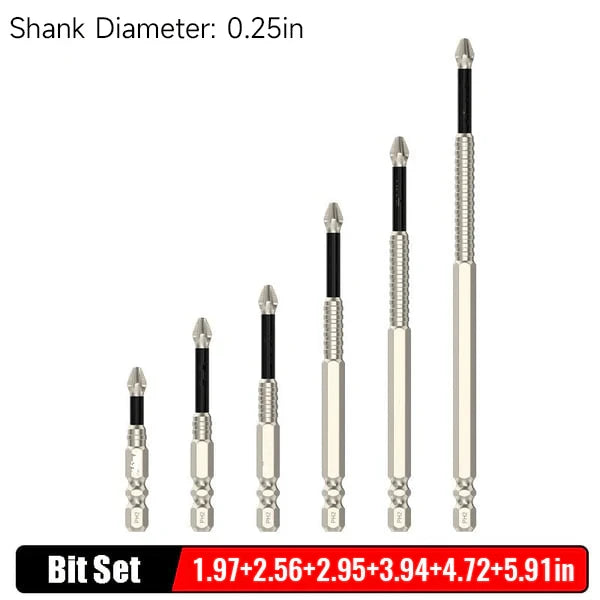 High Magnetic Screwdriver Drill Bit Set