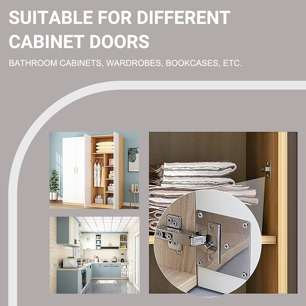 Stainless Steel Cabinet Hinge Repair Kit (Without the connector)