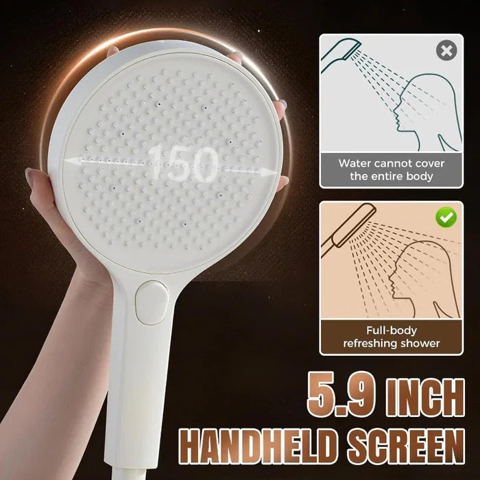 Air Boost 5.9" High Pressure Handheld Shower Head