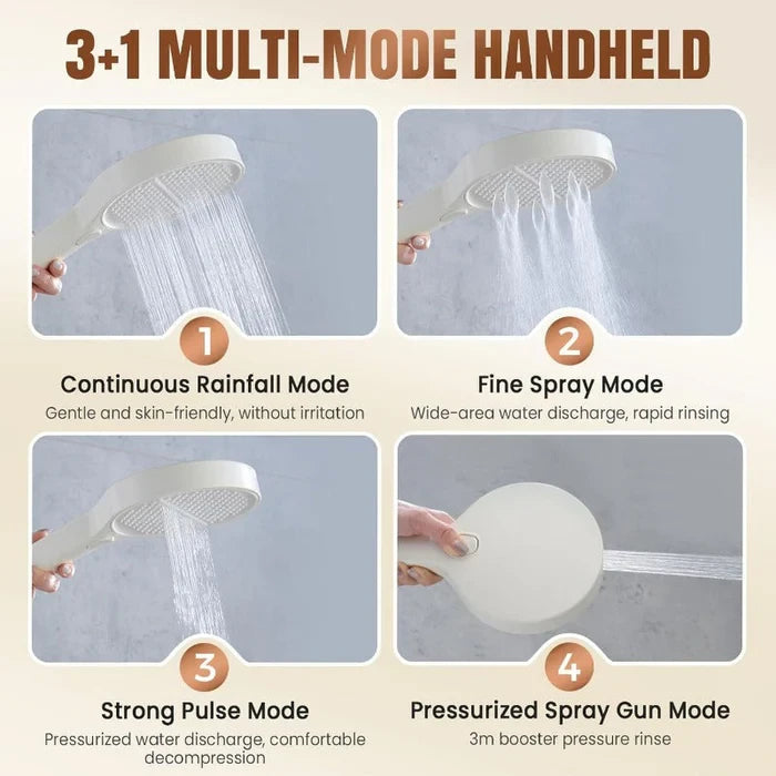 Air Boost 5.9" High Pressure Handheld Shower Head