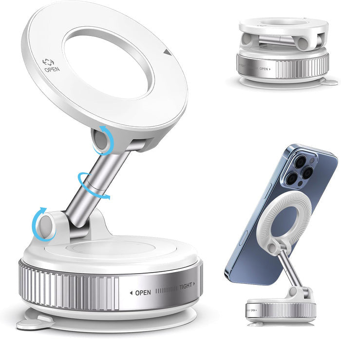 360ø Adjustable Foldable Magnetic Car Phone Mount