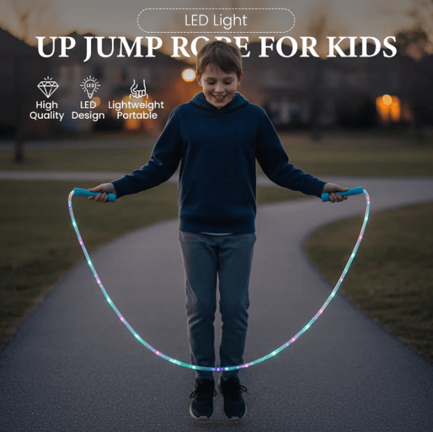 LED Light-Up Jump Rope for Kids