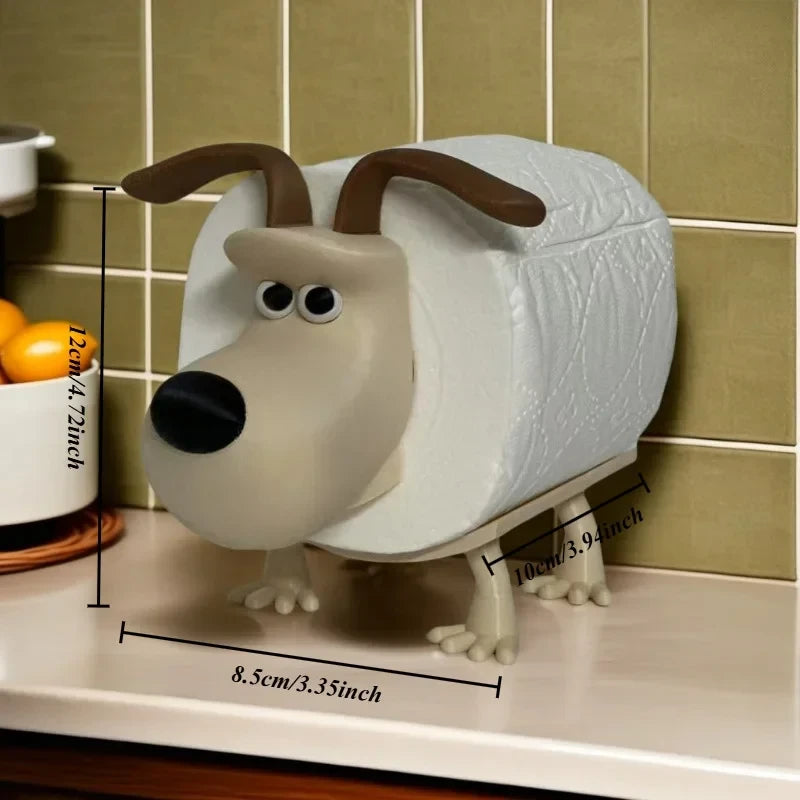 Puppy Toilet Roll Holder