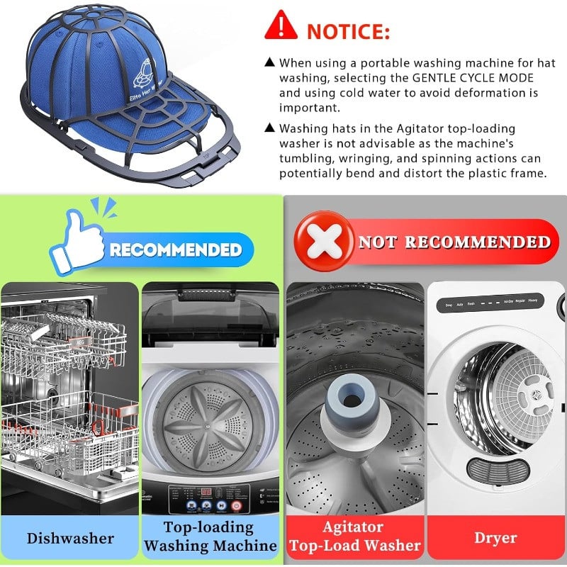 Heavy-Duty Hat Washer Cage