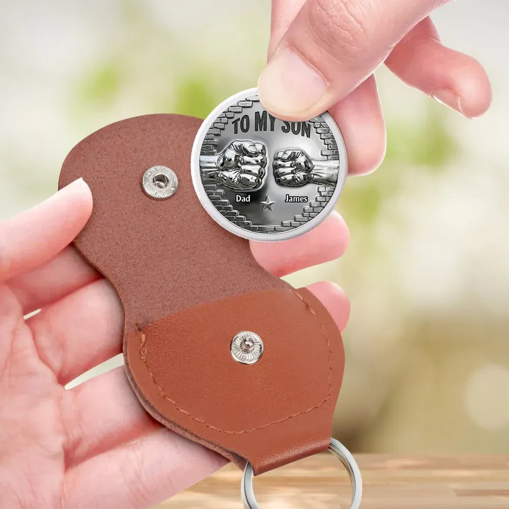 To My Son I Believe In You - Personalized Custom Pocket Hug