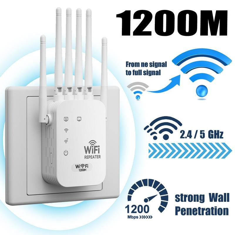 High-Performance Dual-Band WiFi Range Extender